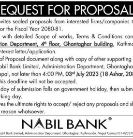 Request for Proposals