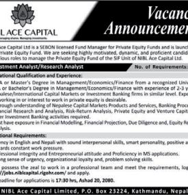 Vacancy Announcement