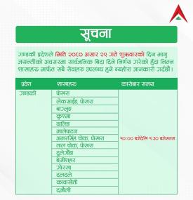 विदाको दिन पनि नविल बैंकको शाखा खुल्ला रहने बारे सूचना