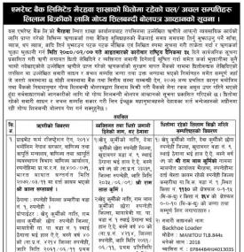 बैंकको धितोमा रहेको चल अचल सम्पत्ति लिलाम बिक्रीको सूचना