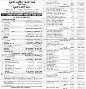 Announcing the Latest Net Asset Value (NAV) of 'Kumari Equity Fund' by Kumari Capital Limited as of 