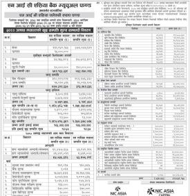 NIC Asia Capital has published 