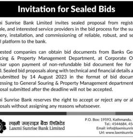 Invitation for Sealed Bids