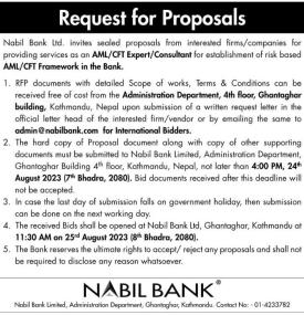Request for Proposals