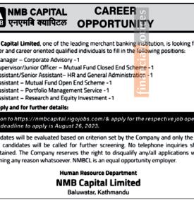 Banking Career Opportunity 