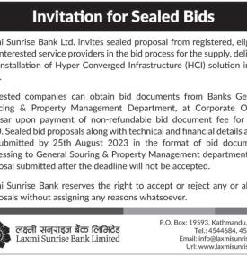 Invitation for Sealed Bids