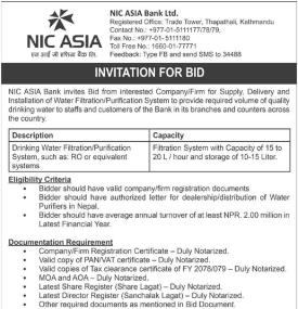 Invitation for Bids
