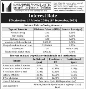 Interest Rate Notice