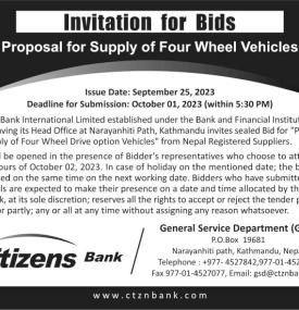 Invitation for Bids