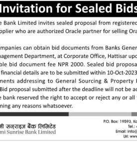 Invitation for Sealed Bids
