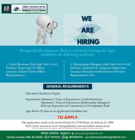 Vacancy Announcement!
