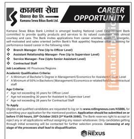Banking Career -