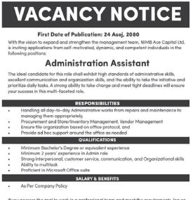 Job Vacancy -