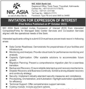 Invitation for Expression of Interest