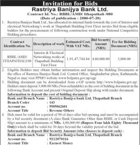 Invitation for Bids