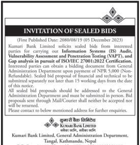 Invitation for Sealed Bids