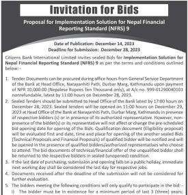 Invitation for Bids