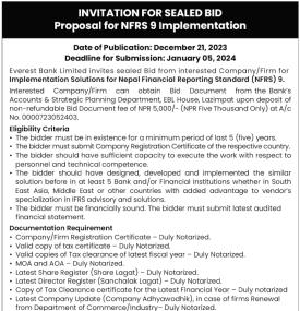 Invitation for Sealed Bid