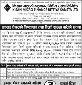 हकप्रद शेयरको विक्रि खुल्ला