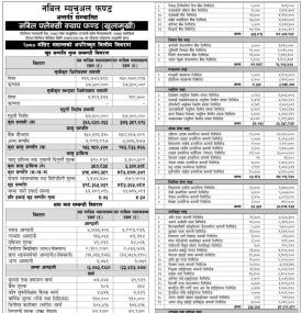 Nabil Investment Banking has published Nabil Flexi Cap Fund Net Assets Value till Mangsir, 2080