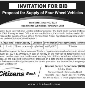 Invitation for Bids