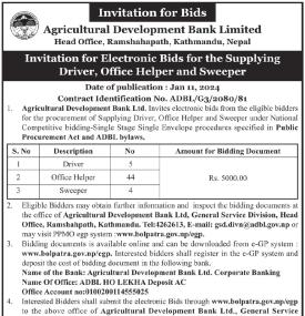 Invitation for Bids