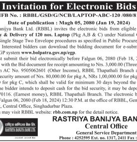 Invitation for Electronic Bids