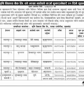Loan Payments Notice 