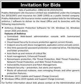 Invitation for Bids