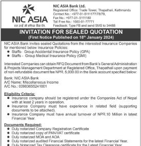 Invitation for Sealed Quotation