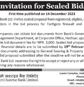 Invitation for Sealed Bids