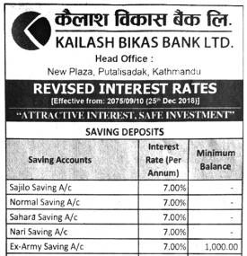 Revised Interest Rate