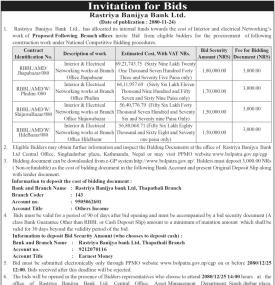 Invitation for Bids