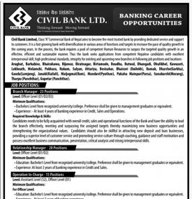 Banking Career