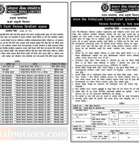 लिलाम बिक्री सम्बन्धी सूचना