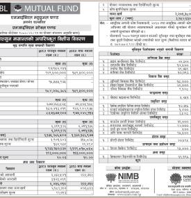 NIMB Ace Capital has published NIBL Stable Fund Net Assets Value till Falgun, 2080