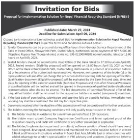 Invitation for Bids