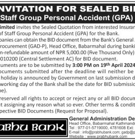 Invitation for Sealed Bid