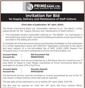 Invitation for Bid