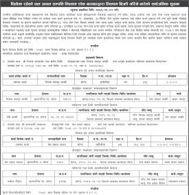 धितोमा रहेको चलअचल सम्पत्ति लिलाम डाँक बढाबढद्धारा लिलाम बिक्री गरिने बारेको सूचना