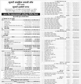 Kumari Capital has published Kumari Equity Fund Net Asset Value till Chaitra, 2080