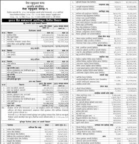  NIMB Ace Capital has published Mega Mutual Fund-1 Net Assets Value till Chaitra, 2080