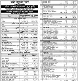 Nabil Investment Banking has published Nabil Flexi Cap Fund Net Assets Value till Chaitra, 2080