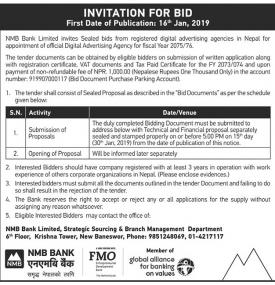 Invitation for Bids