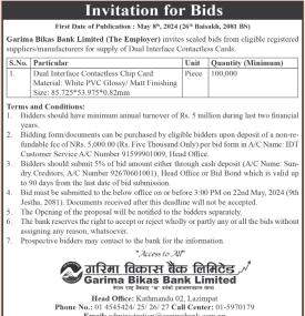 Invitation for Bids