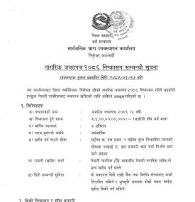 सार्वजनिक ऋण व्यवस्थापन कार्यालयबाट नागरिक बचतपत्र २०८६ निष्काशन सम्बन्धी सूचना 
