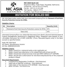 Invitation for Sealed Bids