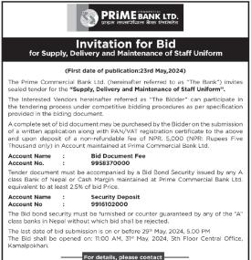 Invitation for Bids