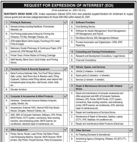 Request for Expression of Interest (EOI)