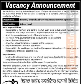 Vacancy Announcement